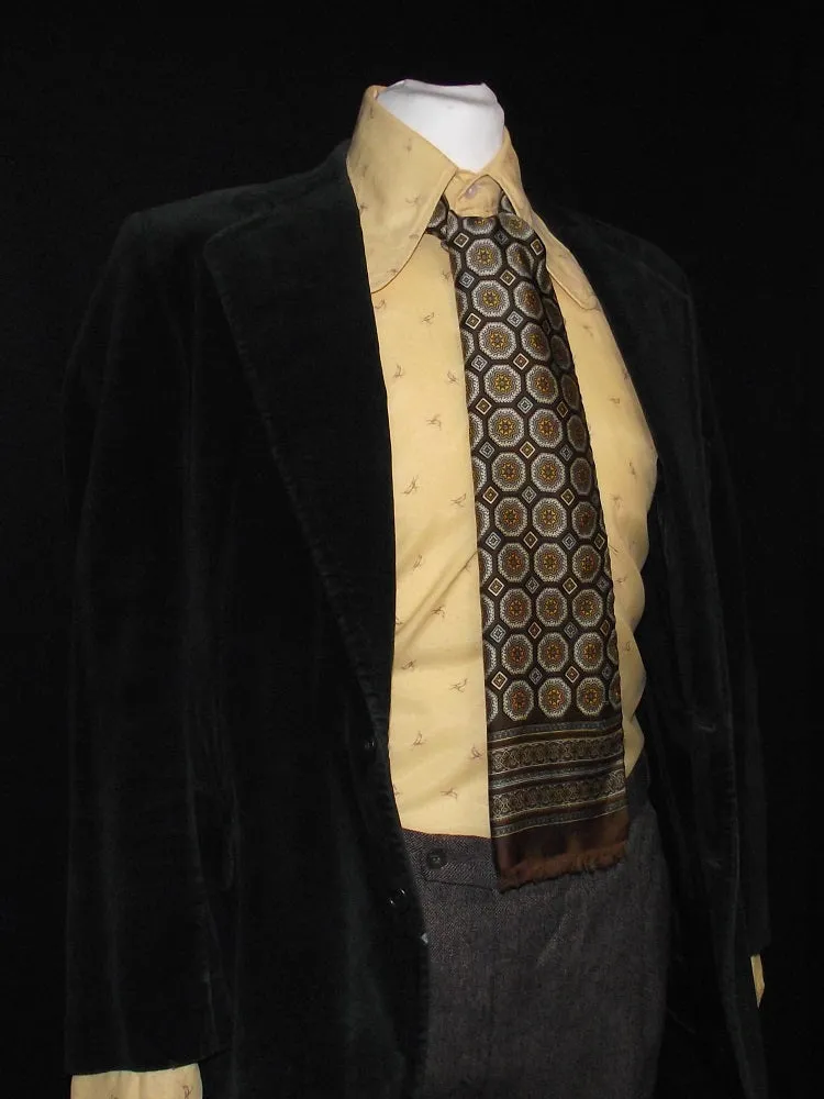 70s Velvet Dandy Man (Green)