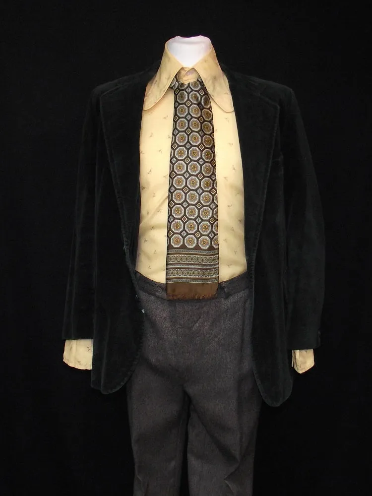 70s Velvet Dandy Man (Green)