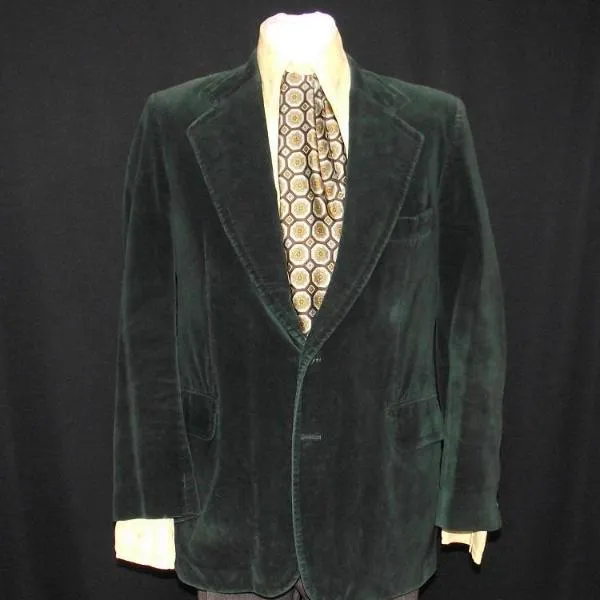 70s Velvet Dandy Man (Green)