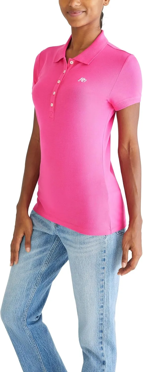 AEROPOSTALE Women's Aero Solid A87 Polo