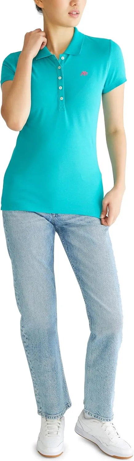 AEROPOSTALE Women's Aero Solid A87 Polo