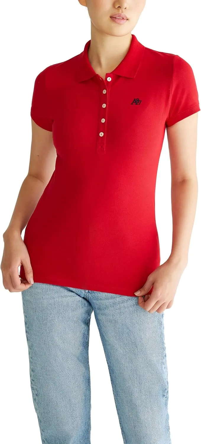 AEROPOSTALE Women's Aero Solid A87 Polo
