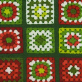 Anti Pill Fleece Print - MONTANA - 107 - Green