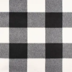 Anti-Pill Fleece Print - OUTBACK - Buffalo plaid - Ivory