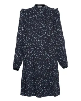 Etha Raye LS Short Dress AOP - S Cap Flower