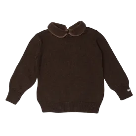 Freder Sweater | Dark Brown Melange