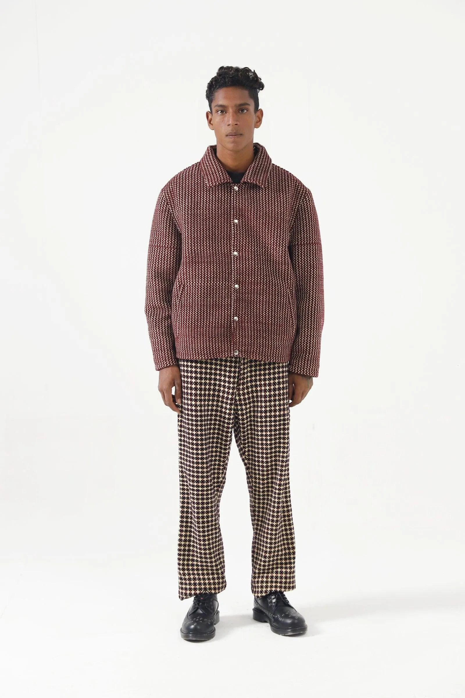 HANDWOVEN VELVET TROUSERS