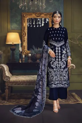 House Of Nawab 04 Faliha Makhmal Velvet Wedding Formals Collection 2021