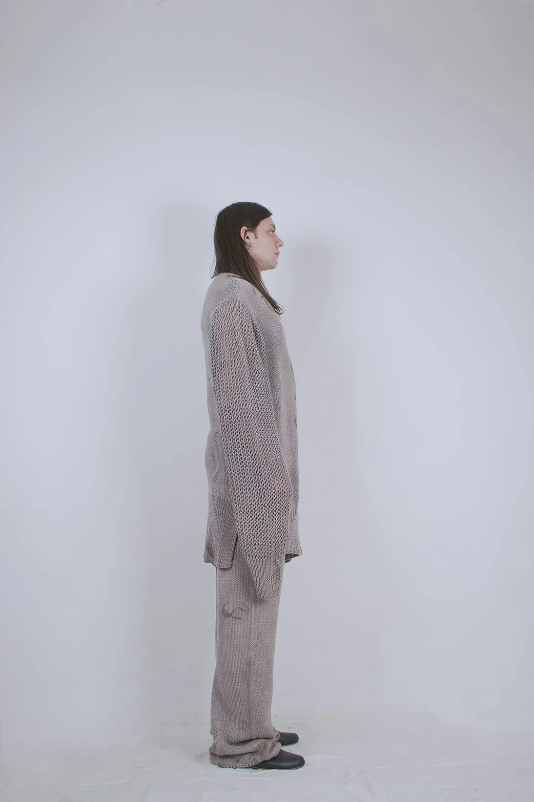 Naturally Dyed Hand-knitted Sweater