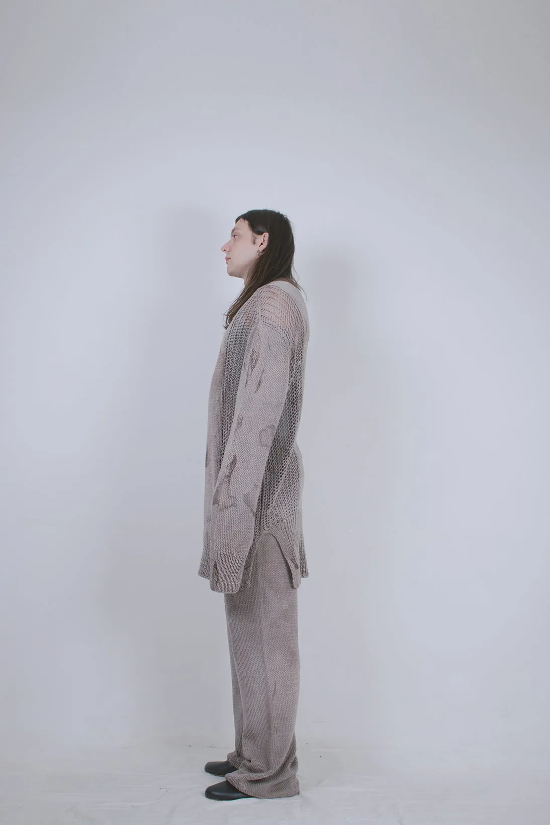 Naturally Dyed Hand-knitted Sweater