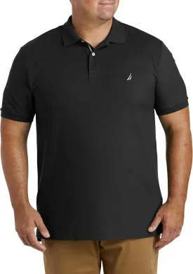 Nautica Men's Big and Tall Classic Fit Short Sleeve Solid Performance Deck Polo Shirt