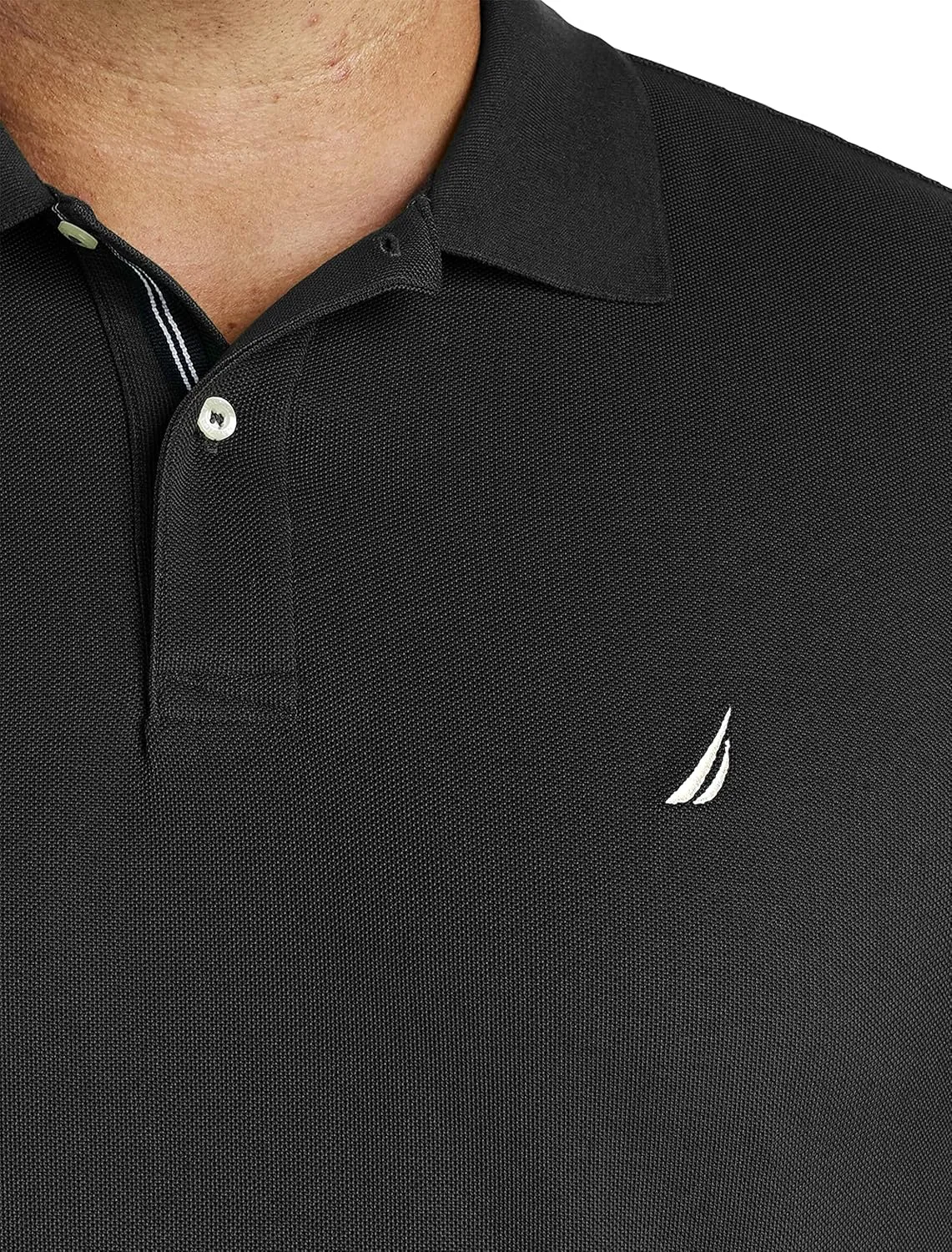 Nautica Men's Big and Tall Classic Fit Short Sleeve Solid Performance Deck Polo Shirt