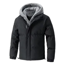 New Fusion Thick Warm plus Size Winter Jacket Men Puffer Jacket Hooded Parkas Mens Winter Fashion