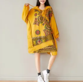 Oversized Floral Baggy Sweater