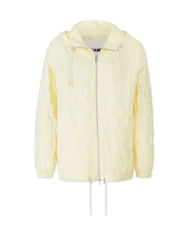 Quilted Silk And Nylon Jacket