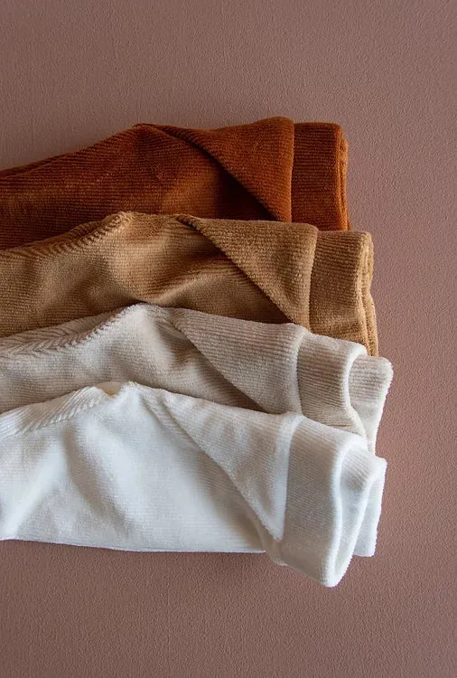 Rib Velvet trousers