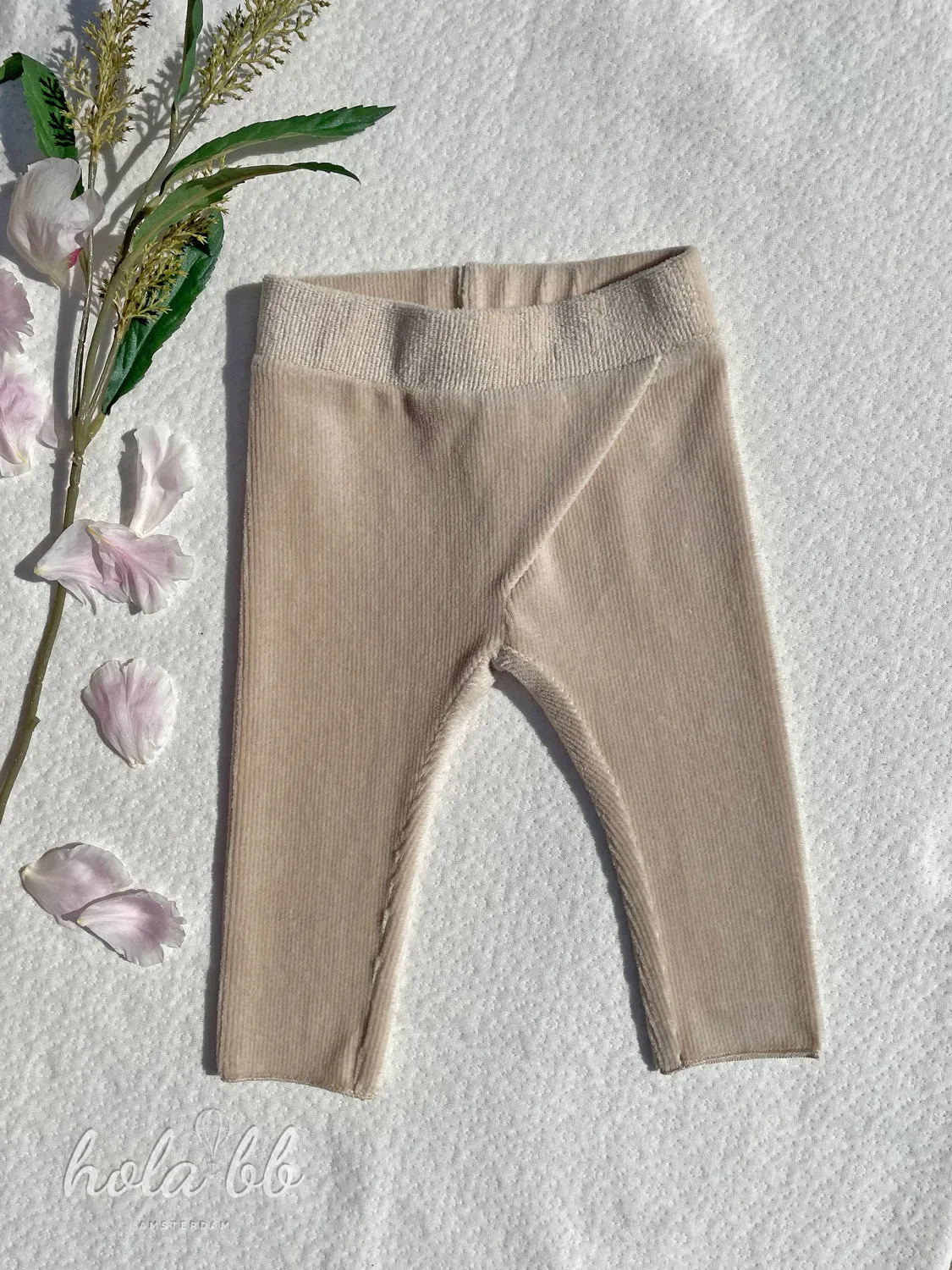 Rib Velvet trousers