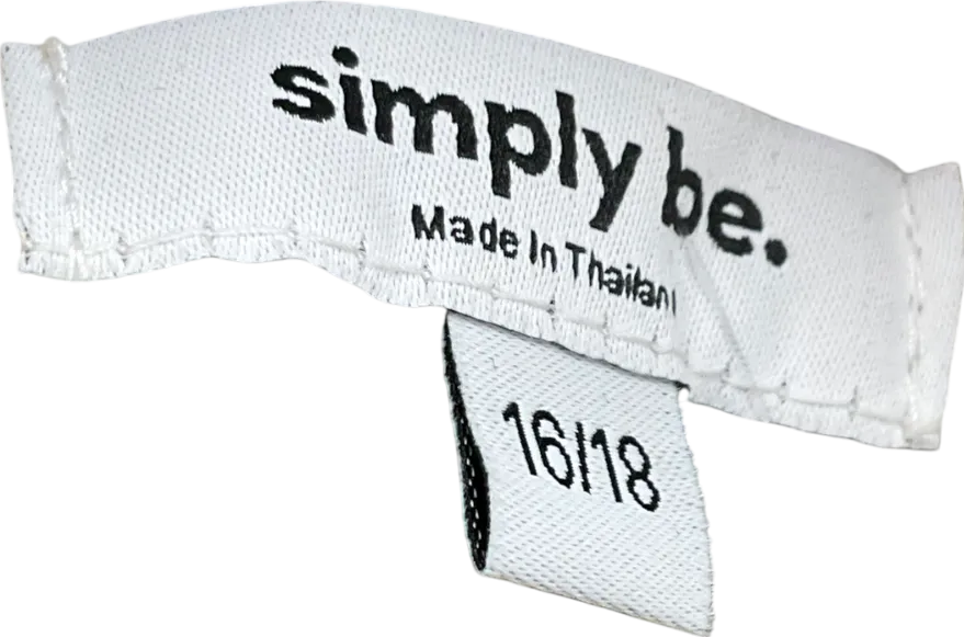 SimplyBe Beige Stone Chunky Tape Yarn Waistcoat UK 16