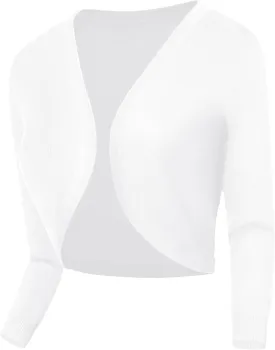 Urban CoCo Women's Cropped Cardigan V-Neck Button Down Knitted Sweater 3/4 Sleeve